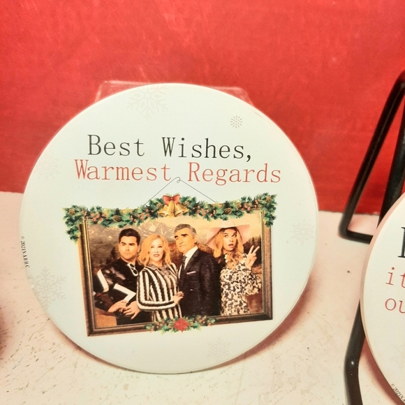 Bébé Holiday Coasters Set - Picture 3 of 3